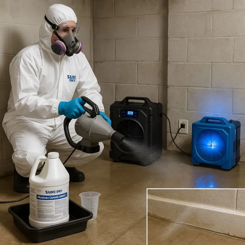 Sanitization and Odor Removal process in Saluda, SC